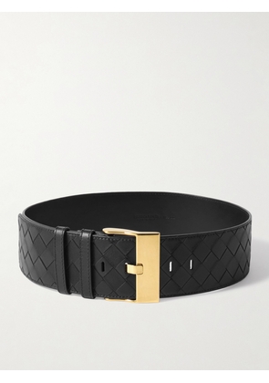 Bottega Veneta - Intrecciato Leather Belt - Black - 65,70,75,80,85