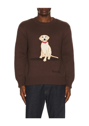House of Sunny The Labrador Sweater in Brown. Size L. Also in S, M, XL/1X.