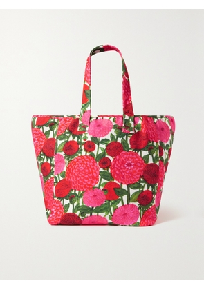 La DoubleJ - Reversible Printed Stretch-cotton Tote - Red - One size