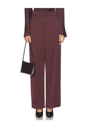 SIMKHAI Kyra Wide Leg Pant in Brown. Size 0. Also in 2, 4, 6, 8.