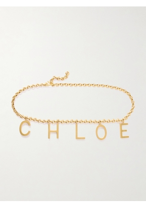 Chloé - Embellished Gold-tone Chain Belt - One size