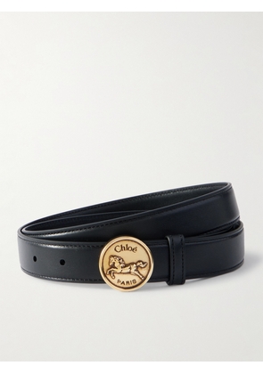 Chloé - Horse Medal Leather Belt - Black - S,M,L