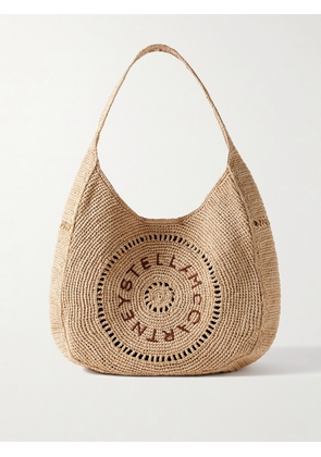 Stella McCartney - Embroidered Raffia Tote - Neutrals - One size