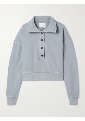 Citizens of Humanity - Mirelle Cropped Cotton-jersey Sweatshirt - Gray - x small,small,medium,large,x large