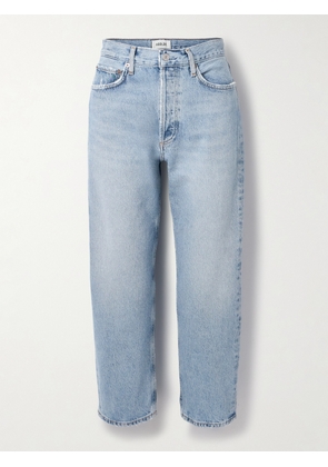 AGOLDE - '90s Crop Mid-rise Straight-leg Jeans - Blue - 23,24,25,26,27,28,29,30,31,32
