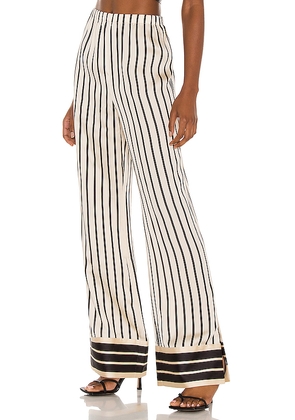 L'Academie The Rosie Pant in Cream. Size L. Also in M, S, XL, XS, XXS.