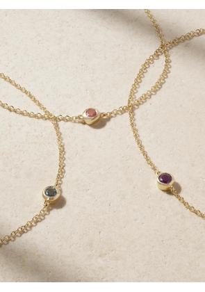 STONE AND STRAND - Aurora Birthstone 14-karat Gold Multi-stone Bracelet - February,August,May,October,January,November,April,December,March,June,September,July