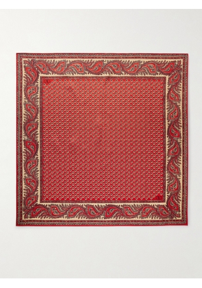 Valentino Garavani - Printed Silk-twill Scarf - Red - One size