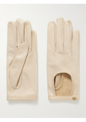 Valentino Garavani - Vlogo Leather Gloves - Ivory - 6.5,7,7.5,8,8.5