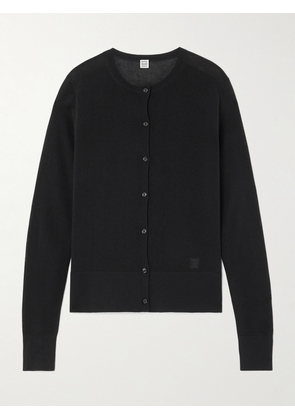 TOTEME - Lyocell-blend Cardigan - Black - x small,small,medium,large,x large