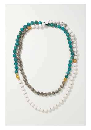 Emily P. Wheeler - + Net Sustain Wrap 18-karat Recycled Gold Multi-stone Necklace - Blue - One size