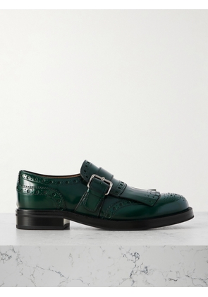Church's - Phillis Fringed Polished Leather Brogues - Green - IT35,IT35.5,IT36,IT36.5,IT37,IT37.5,IT38,IT38.5,IT39,IT39.5,IT40,IT40.5,IT41