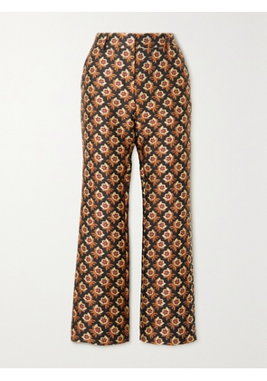La DoubleJ - 24/7 Jacquard Straight-leg Pants - Black - x small,small,medium,large,x large,xx large