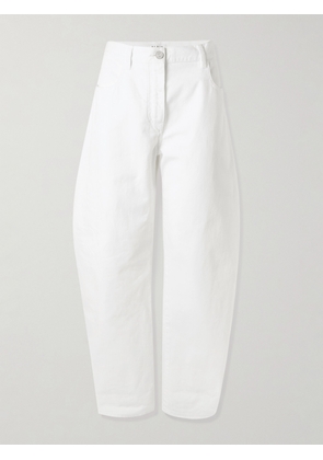 Alaïa - Mid-rise Barrel-leg Jeans - White - FR 34,FR 36,FR 38,FR 40,FR 42,FR 44,FR 46