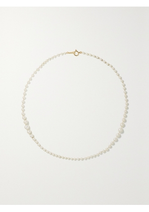 Mizuki - 14-karat Gold Pearl Necklace - One size