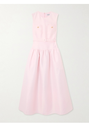 Self-Portrait - Taffeta Midi Dress - Pink - UK 4,UK 6,UK 8,UK 10,UK 12,UK 14,UK 16