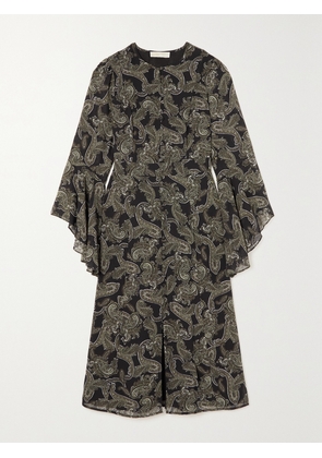MICHAEL MICHAEL KORS - Paisley-print Recycled-chiffon Midi Dress - Green - US0,US2,US4,US6,US8,US10,US12,US14