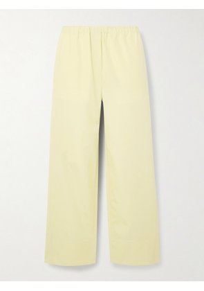 TOTEME - Twisted Seam Boxer Organic Cotton Pants - Yellow - DK32,DK34,DK36,DK38,DK40,DK42