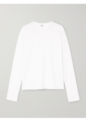 TOTEME - Tencel™ Lyocell And Organic Cotton-blend T-shirt - White - x small,small,medium,large,x large