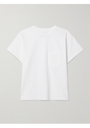 Citizens of Humanity - + Argent Maybelle Cotton-jersey T-shirt - White - x small,small,medium,large,x large