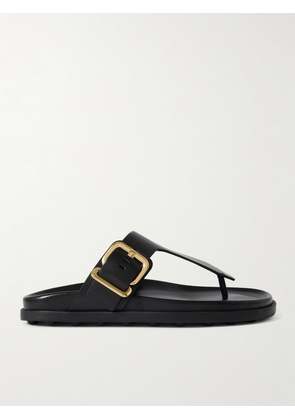 Tod's - Buckled Leather Sandals - Black - IT36,IT36.5,IT37,IT37.5,IT38,IT38.5,IT39,IT39.5,IT40,IT40.5,IT41,IT41.5,IT42