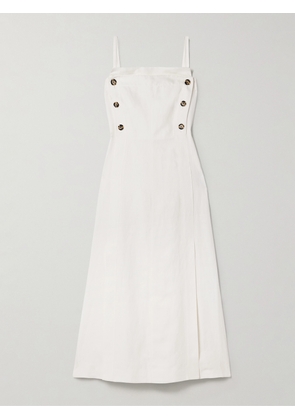 Proenza Schouler - Candice Double-breasted Poplin Maxi Dress - Off-white - US0,US2,US4,US6,US8,US10,US12