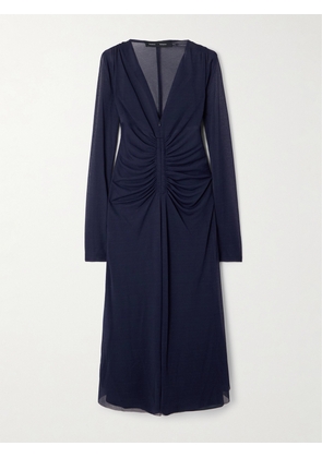 Proenza Schouler - Kerstin Ruched Jersey Midi Dress - Blue - US0,US2,US4,US6,US8,US10,US12