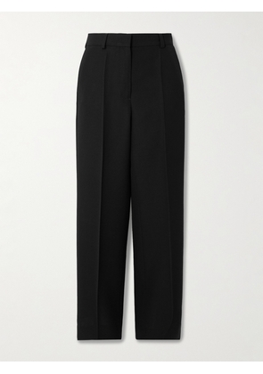 TOTEME - Garderob Recycled Grain De Poudre Straight-leg Pants - Black - DK32,DK34,DK36,DK38,DK40,DK42