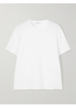 TOTEME - Garderob Tencel™ Lyocell And Organic Cotton-blend Jersey T-shirt - White - x small,small,medium,large,x large
