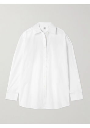 TOTEME - Garderob Organic Cotton-poplin Shirt - White - DK32,DK34,DK36,DK38,DK40,DK42