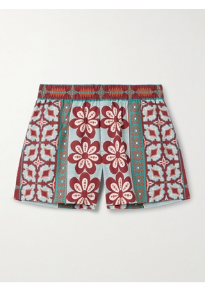 La DoubleJ - Printed Cotton Shorts - Green - xx small,x small,small,medium,large,x large,xx large