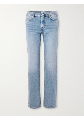 TOTEME - Garderob Organic Low-rise Straight-leg Jeans - Blue - 23,24,25,26,27,28,29,30,31,32