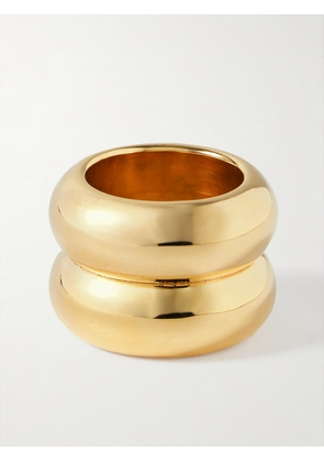 Uncommon Matters - Breve Gold-tone Ring - 50,51,52,53,54,55,56,58