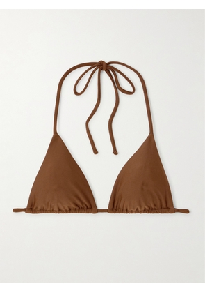 Matteau - The String Triangle Bikini Top - Brown - 1,2,3,4,5