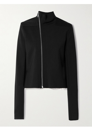 Rick Owens - Gary Wool-blend Biker Jacket - Black - IT38,IT40,IT42,IT44,IT46,IT48
