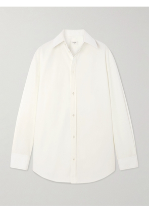 SAINT LAURENT - Cotton-poplin Shirt - White - FR 34,FR 36,FR 38,FR 40,FR 42