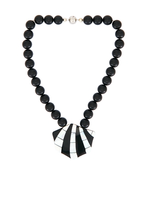 Julietta Maris Necklace in Black,White.