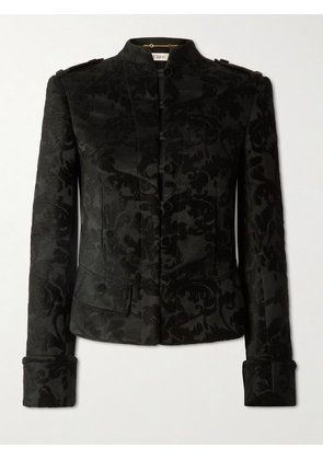 Chloé - Velvet-jacquard Jacket - Black - FR 34,FR 36,FR 38,FR 40,FR 42,FR 46