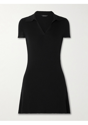 Balenciaga - Ribbed Wool-blend Mini Dress - Black - S,M,L