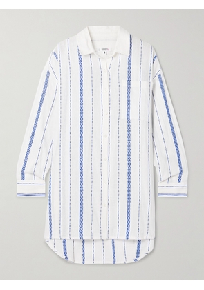 lemlem - Mariam Striped Cotton-blend Shirt - White - x small,small,medium,large