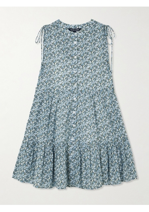 Veronica Beard - Yulianna Tiered Floral-print Cotton-blend Voile Mini Dress - Multi - x small,small,medium,large,x large