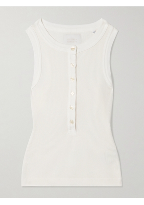 Citizens of Humanity - Caralyn Ribbed Jersey Tank - Off-white - x small,small,medium,large,x large