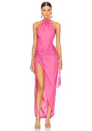 OW Collection Isla Dress in Fuchsia. Size L. Also in XS, S, M.