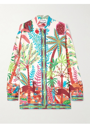 Emporio Sirenuse - + Louis Barthélemy Kelsy Printed Silk-twill Shirt - Red - IT38,IT40,IT42,IT44,IT46,IT48,IT50