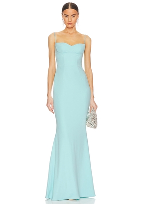 Katie May Yasmin Gown in Baby Blue. Size M. Also in S, L.