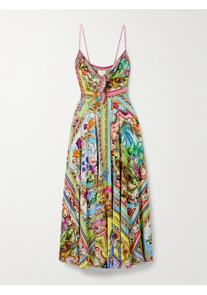 Camilla - Crystal-embellished Printed Silk Crepe De Chine Maxi Dress - Multi - xx small,x small,small,medium,large,x large,xx large