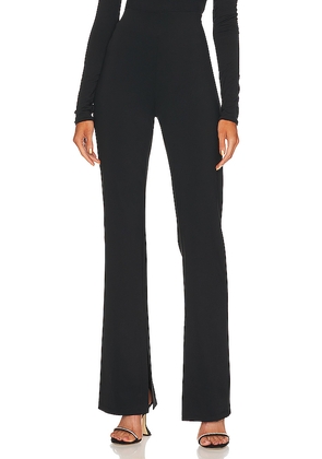 L'Academie x Marianna Hewitt Anouka Knit Slim Pant in Black. Size M. Also in L, XL.
