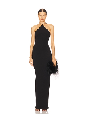 Nookie Trinity Gown in Black. Size XL/1X. Also in XS, S, M, L, XXL/2X.