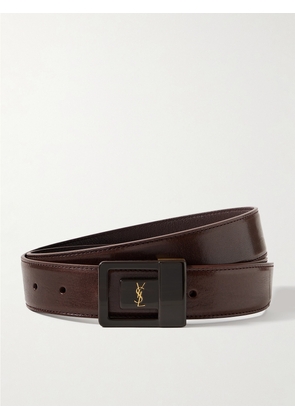 SAINT LAURENT - Leather Belt - Brown - 65,70,75,80,85,90,100