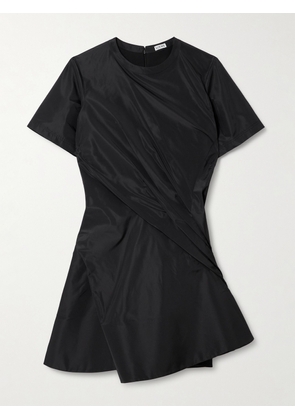LOEWE - Twisted Draped Taffeta Mini Dress - Black - FR 34,FR 36,FR 38,FR 40,FR 42,FR 44
